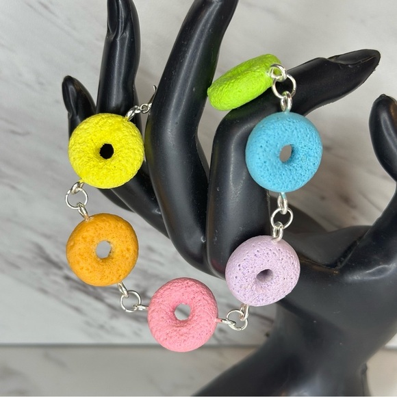 Froot Loops-Inspired Bracelet – Handmade – Size O/S - Picture 6 of 9